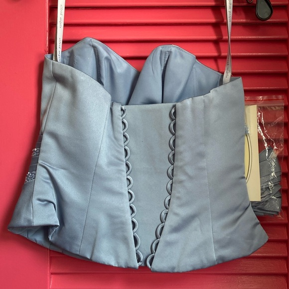ALFRED ANGELO LACE UP CORSET BUSTIER TOP SIZE 8 NWT - Picture 13 of 15